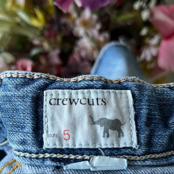 •CREWCUTS• Girl’s Denim Mini Skirt - Size 5 - Picture 2 of 9